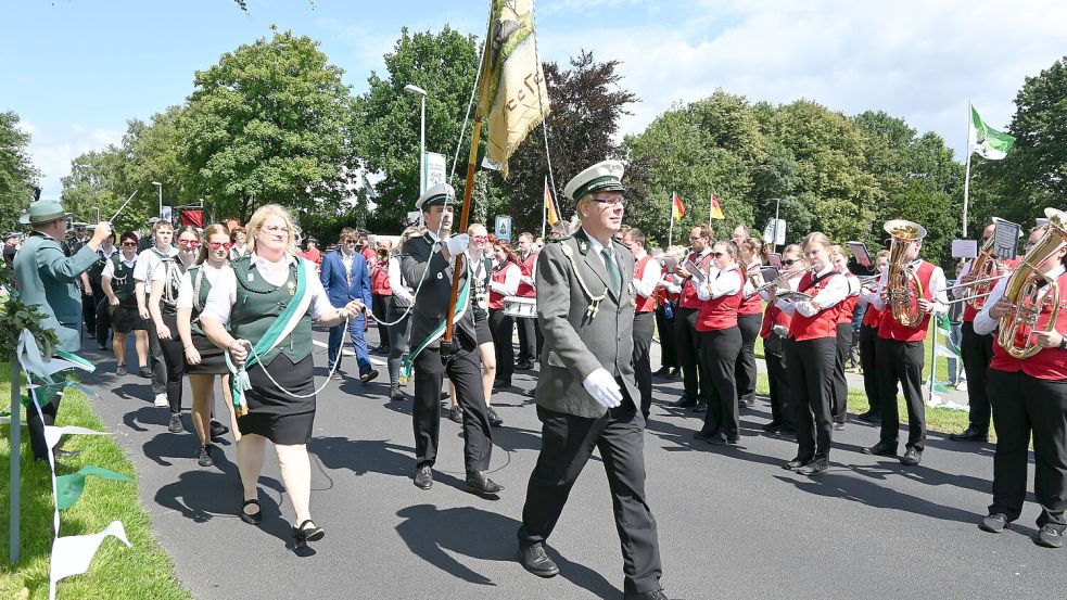 In Idafehn ist wieder Schützenfest. Foto: Holger Weers