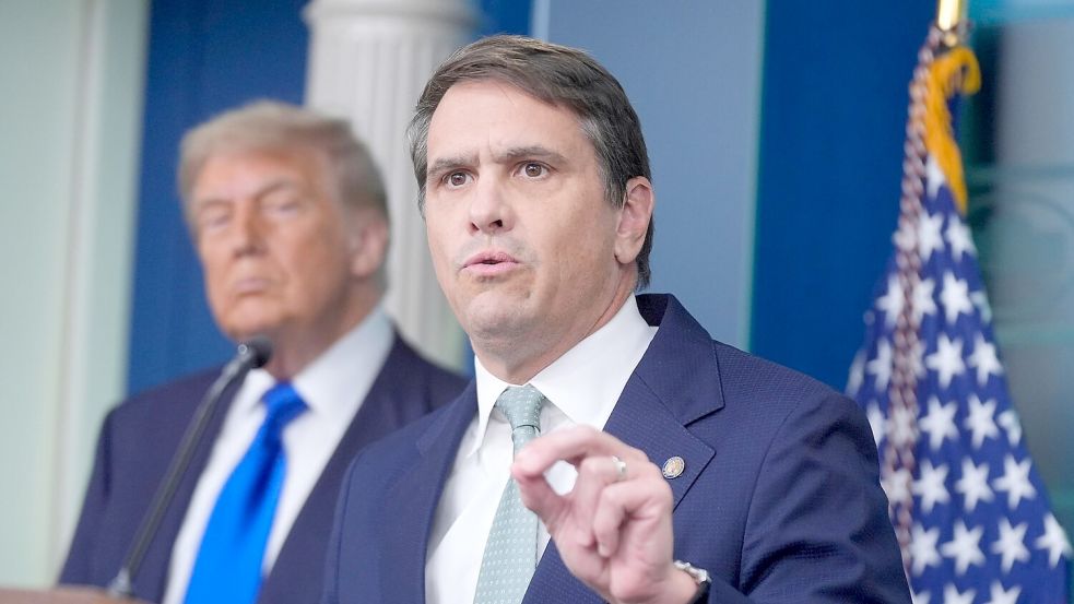 Trump erwägt, die Nominierung von Blanche für den Posten des US-Justizministers vorübergehend zurückzuziehen. (Archivbild) Foto: Manuel Ceneta/AP/dpa