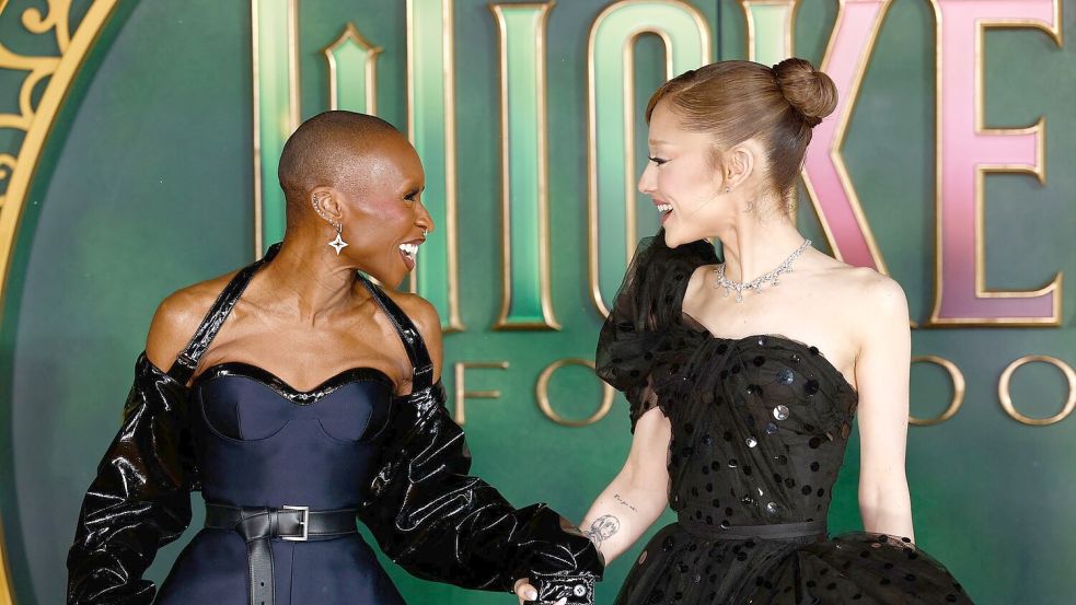 In den vergangenen zwei Jahren war Grande mit Co-Star Cynthia Erivo stark in die Dreharbeiten und PR zum Zweiteiler „Wicked“ involviert. (Archivbild) Foto: Millie Turner/Invision/dpa