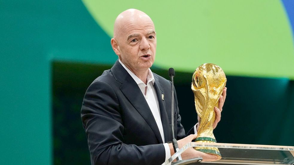 Spielen 2030 noch mehr Teams bei der Endrunde um den WM-Pokal? (Archivbild) Foto: Tony Gutierrez