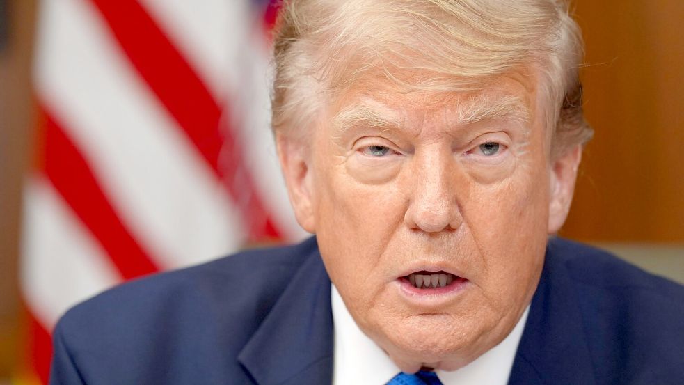 Trump kündigt weitere Angriffe auf den Iran an, nannte aber keine Einzelheiten. Foto: Jacquelyn Martin