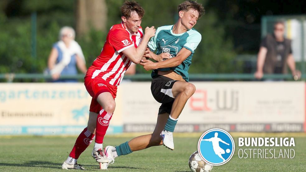 Im Finale des Saris-Cups setzte sich GW Firrel mit 3:0 gegen den SV Großefehn durch. Wie geht das Duell am ersten Bezirksliga-Spieltag aus? Foto: Jens Doden/Emden