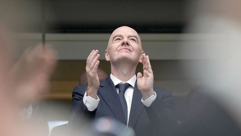 FIFA-Präsident Gianni Infantino stand im Zentrum der Kritik. (Archivbild) Foto: Eric Gay