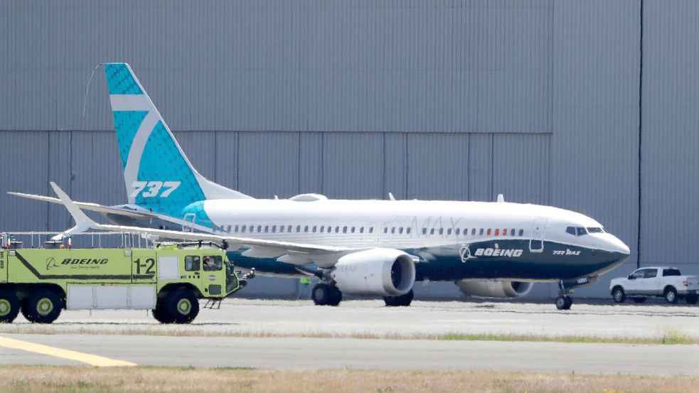 Die 737 Max 7 ist die kleinste Variante von Boeings wichtigster Modellfamilie. (Archivbild) Foto: Elaine Thompson/AP/dpa