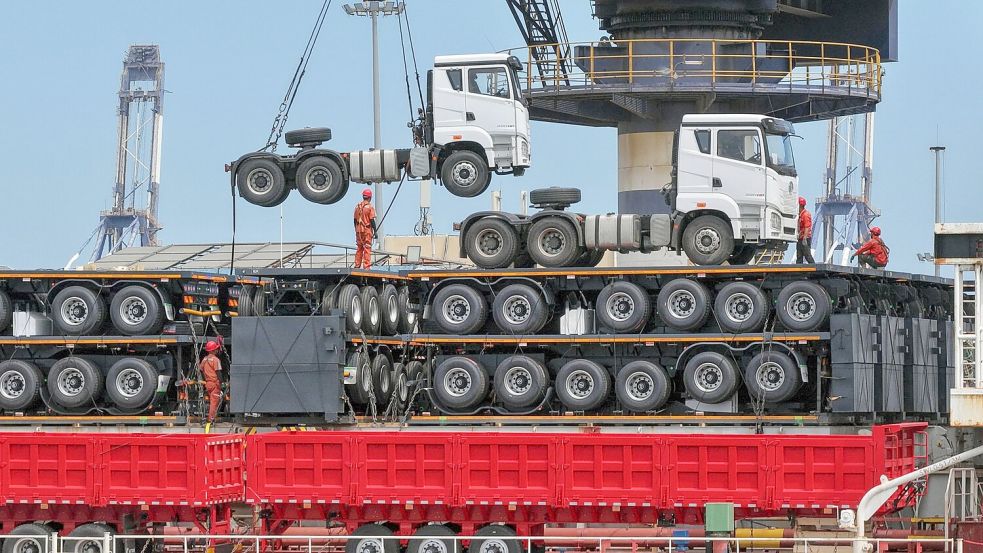 Was in China keinen Absatz findet, geht oft in den Export. (Symbolbild) Foto: Tang Ke/XinHua/dpa