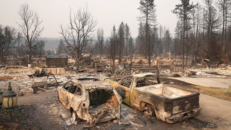 Großflächige Zerstörung durch Feuer gibt es im US-Bundesstaat Washington. Foto: Lindsey Wasson
