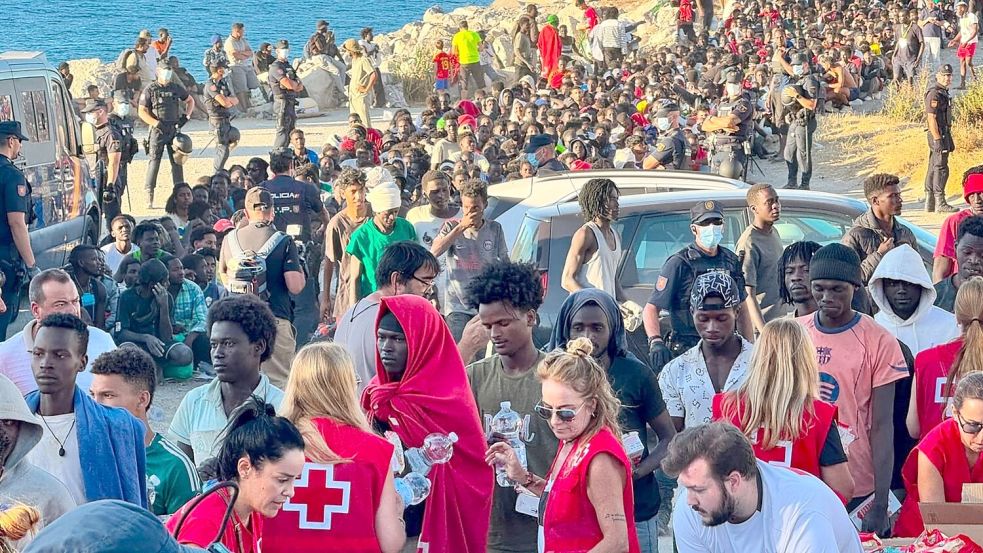 Auch Social Media könnte für die Migrationskrise in Ceuta mit mindestens 72 Toten verantwortlich sein. Foto: Iván Zambrano/EUROPA PRESS/dpa