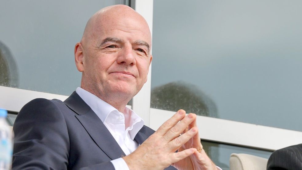 Der schwer in die Kritik geratene FIFA-Boss Gianni Infantino. (Archivbild) Foto: Riza Ozel