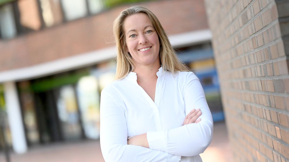 Kerstin Ojemann kandidiert für das Bürgermeisteramt in der Gemeinde Rhauderfehn. Warum sie sich für geeignet hält, beantwortet sie in den Fragen unserer Redaktion. Foto: privat