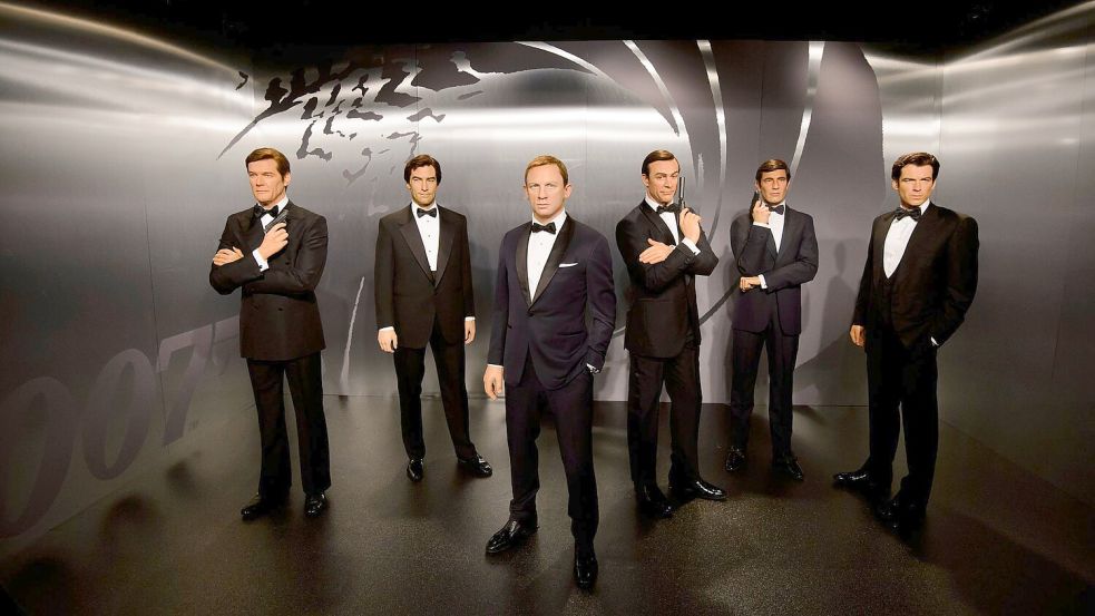 Wer wird sich dazugesellen? Der nächste James-Bond-Darsteller soll noch dieses Jahr verkündet werden. Foto: Madame Tussauds