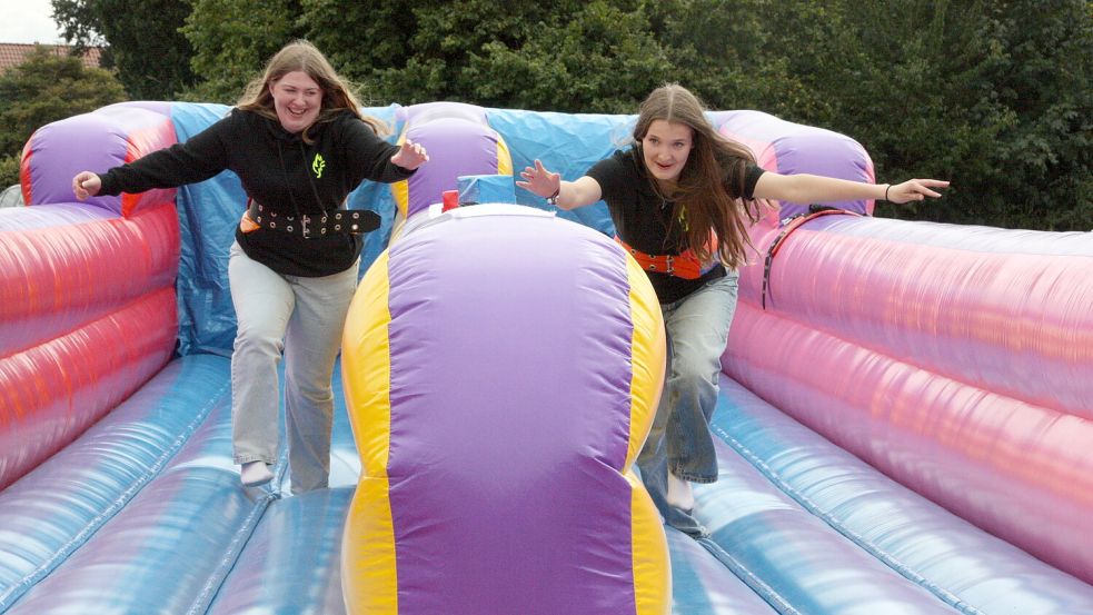 Auf dem Dorffest in Scharrel werden zahlreiche Spielstationen aufgebaut sein. Foto: Hans Passmann