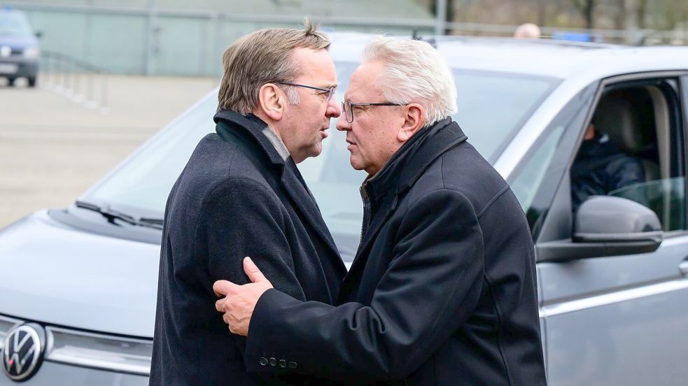 Für Rheinmetall-Chef Papperger ist ein kurzer Draht zur Politik selbstverständlich. (Archivbild) Foto: Philipp Schulze
