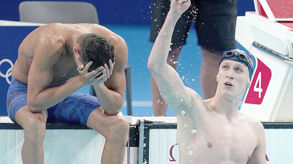 Bei Olympia vor zwei Jahren feierte Lukas Märtens seinen größten Erfolg. (Archivbild) Foto: Michael Kappeler