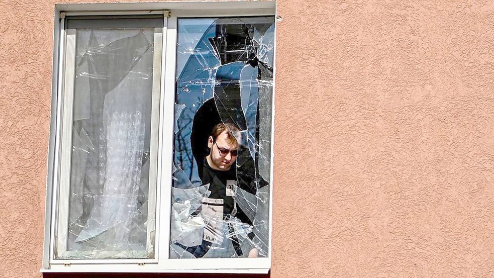 Die Stadt Belgorod an der Grenze zur Ukraine wird als Knotenpunkt der russischen Truppenversortung immer wieder angegriffen. (Archivbild) Foto: Uncredited/AP/dpa