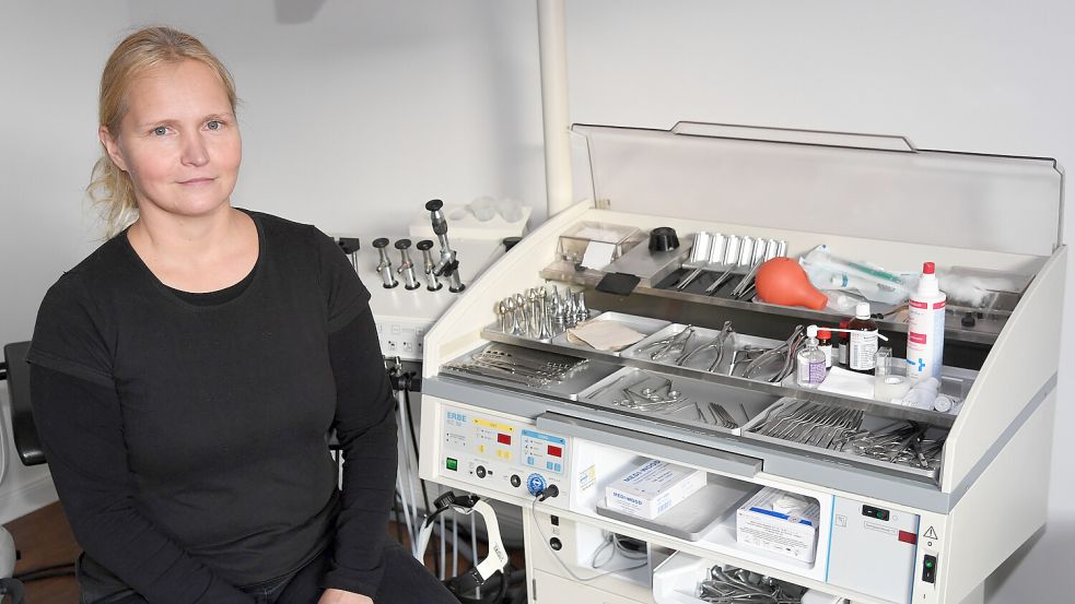 Dr. Susanne Modemann hat seit 2022 eine HNO-Praxis in Norden. Sie warnt vor dem Wegfall der Terminvermittlung. Foto: Archiv