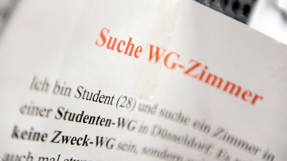 Die Miete frisst mehr als die Hälfte des Budgets vieler Studierender auf (Archivbild) Foto: Daniel Naupold/dpa
