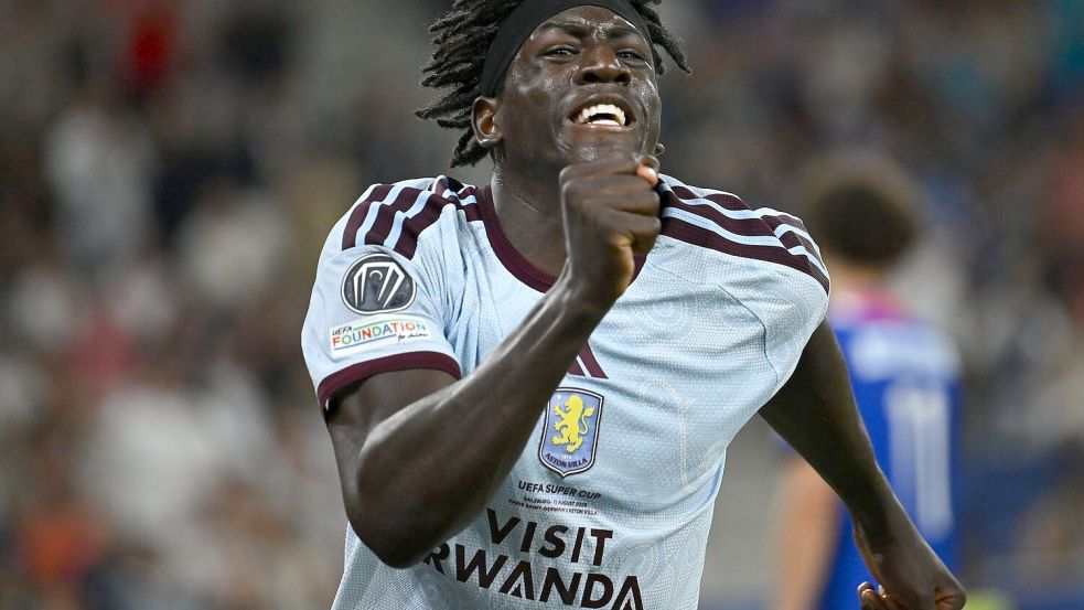 Das Tor von Brian Madjo reichte Aston Villa im Supercup gegen PSG nicht. Foto: Domenico Cippitelli