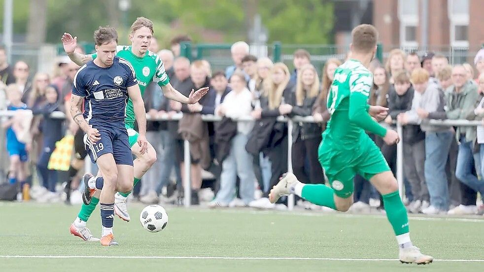 Mirko Taubert (links) will sich mit dem TSV Riepe für die beiden Derbyniederlagen aus der vergangenen Saison revanchieren. Foto: Archiv/Doden