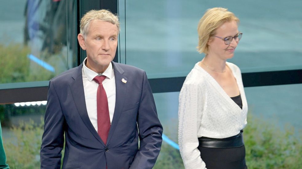 Die thüringische BSW-Politikerin Katja Wolf steht für strikte Abgrenzung gegen die AfD. (Archivbild) Foto: Jacob Schröter