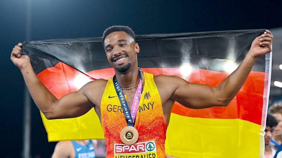 Leo Neugebauer ist nun auch Zehnkampf-Europameister. Foto: Sven Hoppe