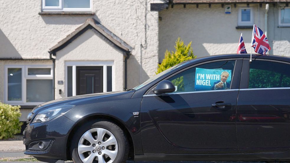 Der Erfolg von Reform UK wird vor allem Farage persönlich zugeschrieben. Foto: Joe Giddens