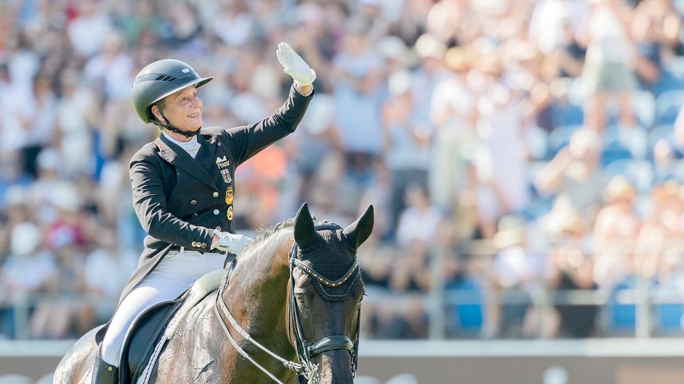 Isabell Werth verpasste eine Medaille. Foto: Rolf Vennenbernd