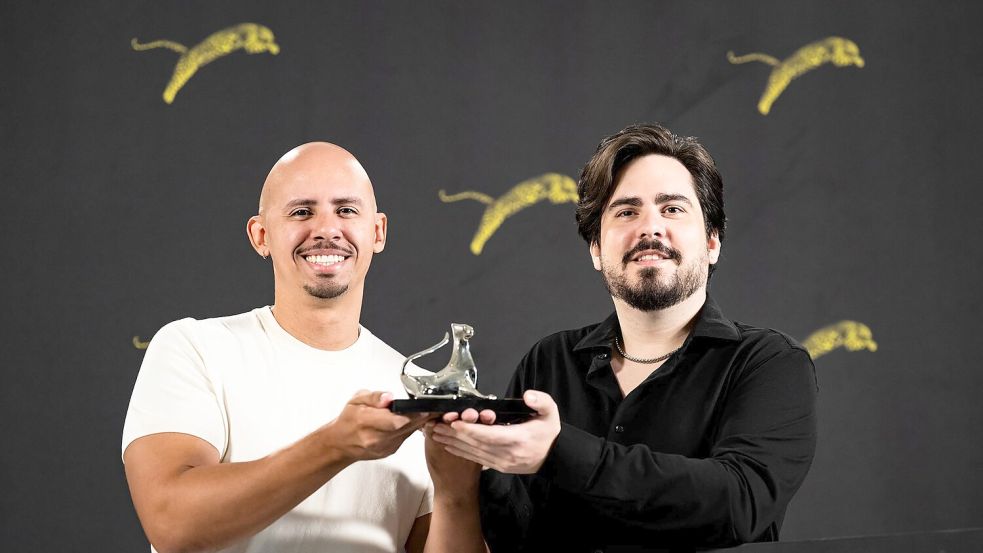 Das brasilianische Regie-Duo Matheus Farias (links) und Enock Carvalho erhielt den Sonderpreis der Jury in der Kategorie „Concorso Internazionale“. Foto: Jean-Christophe Bott