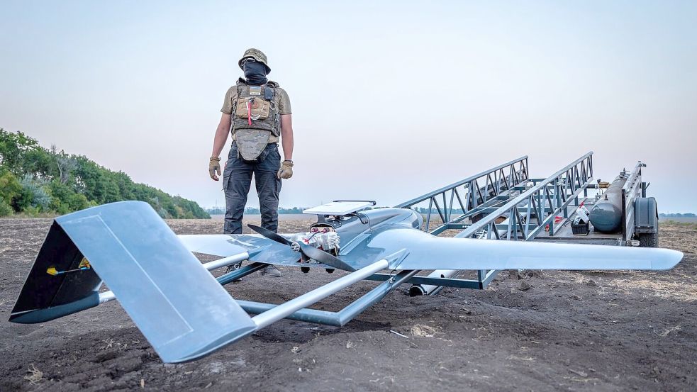Die Ukraine setzt für ihre Angriffe auf Ziele in Russland zumeist auf Drohnen. (Symbolbild) Foto: Dan Bashakov