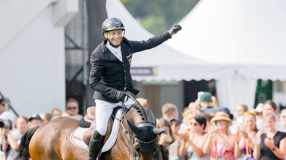 Unschlagbar mit Chipmunk: Michael Jung. Foto: Rolf Vennenbernd