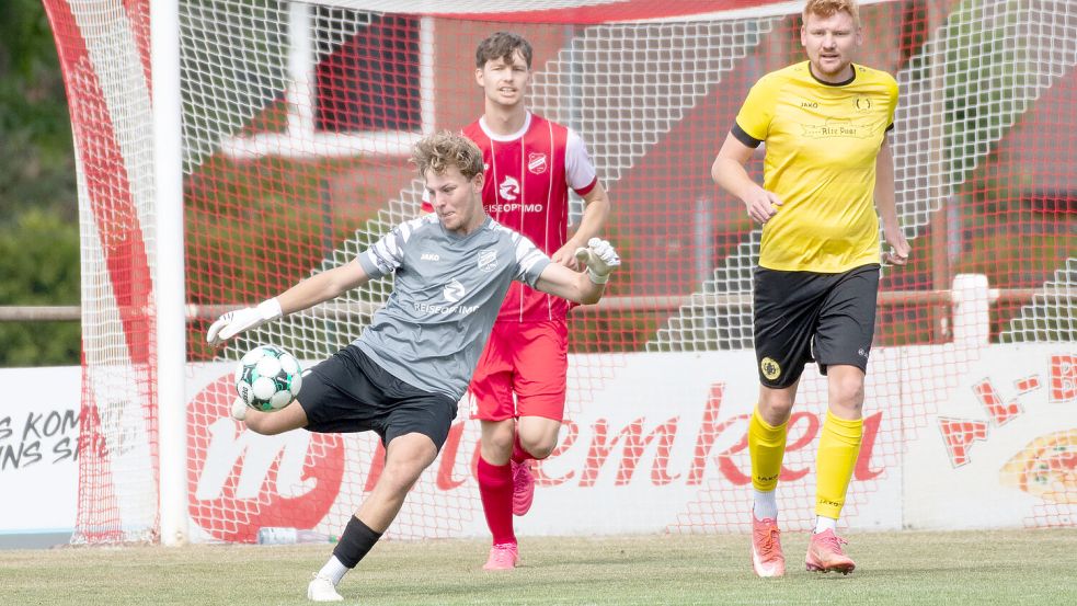Arne Berends zeigte einige glänzende Reaktionen. Foto: Heiner Lohmann