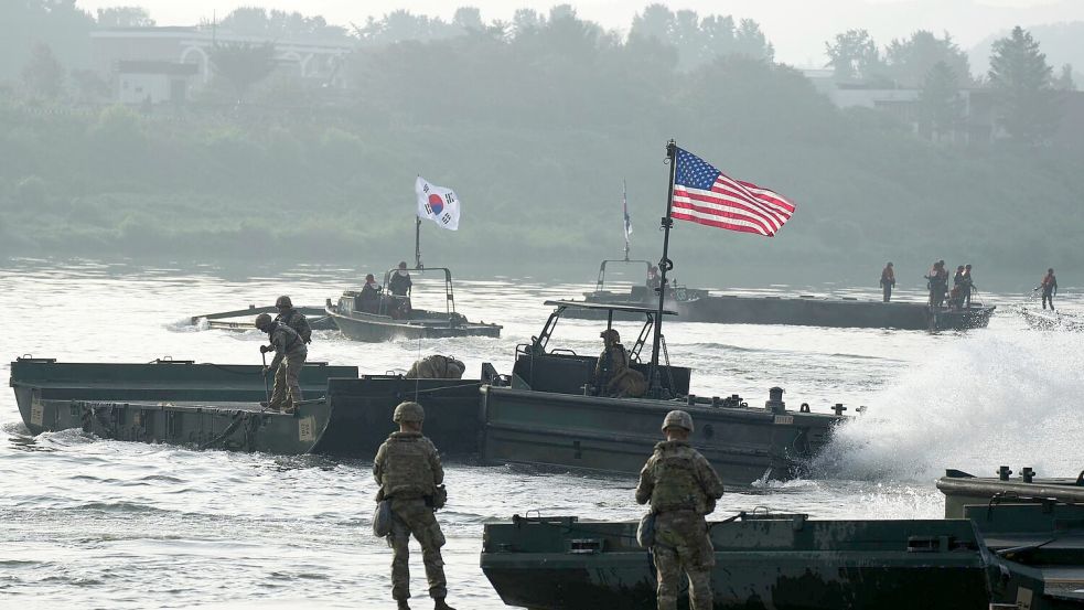 Das jährlich stattfindende gemeinsame Militärmanöver führt stets zu Vorwürfen Nordkoreas. (Archivbild) Foto: Lee Jin-man/AP/dpa