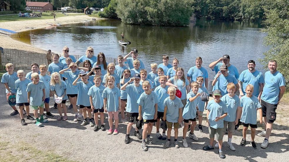 Beim Zeltlager in Völlenerkönigsfehn erlebten 35 Kinder fünf Tage voller Aktionen. Foto: Theda Gröger