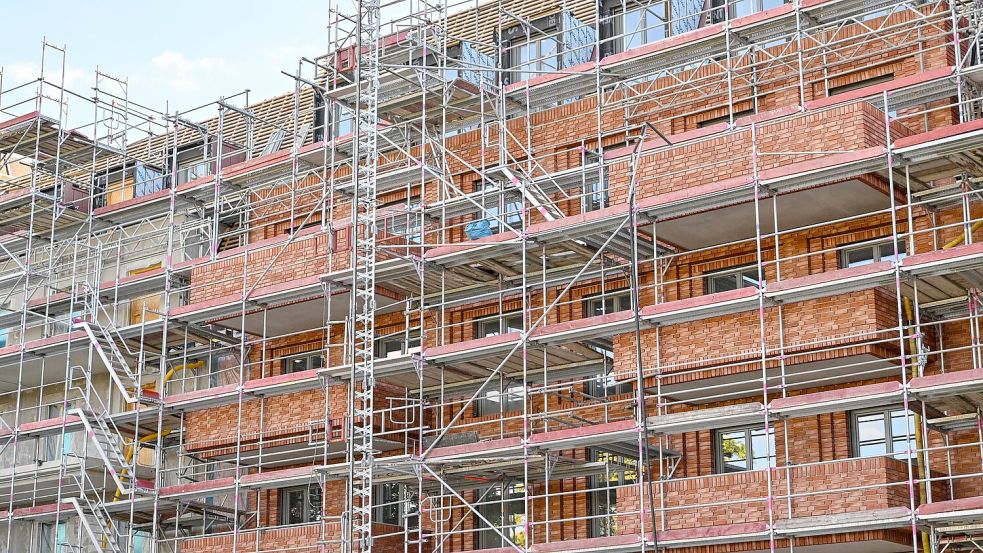 Es geht was voran im Wohnungsbau in Deutschland. (Archivbild) Foto: Patrick Pleul