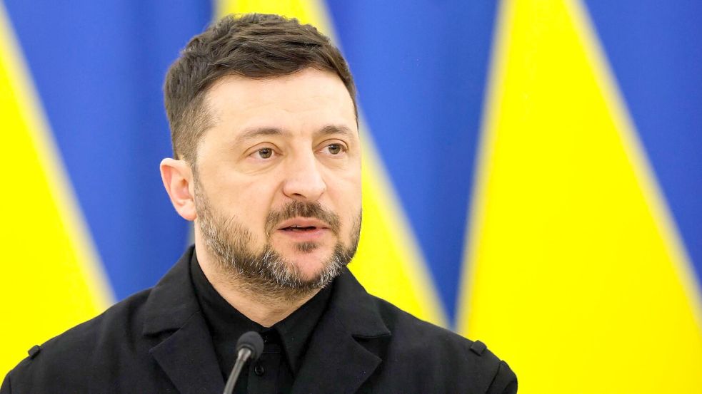 Der ukrainische Präsident Wolodymyr Selenskyj hat die stellvertretende Leiterin seines Präsidentenbüros entlassen. (Archivbild) Foto: Mindaugas Kulbis/AP/dpa