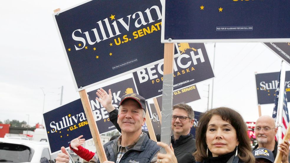 Bei der Vorwahl in Alaska traten gleich zwei Republikaner namens Sullivan an. (Archivbild) Foto: Mark Thiessen
