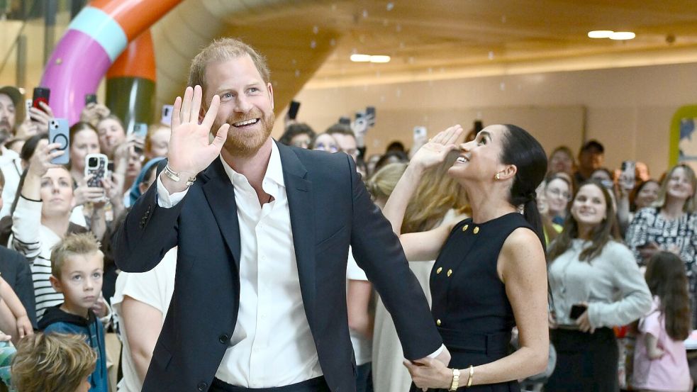 In der Nacht meldeten britische Medien die bevorstehende Heimkehr von Harry und Meghan. (Archivbild) Foto: Joel Carrett