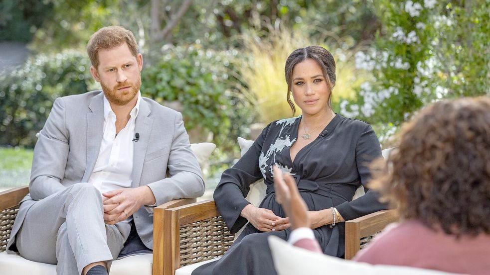 Harry und Meghan hatten nach dem Abschied schwerwiegende Vorwürfe erhoben. (Archivbild) Foto: Joe Pugliese/Harpo Productions