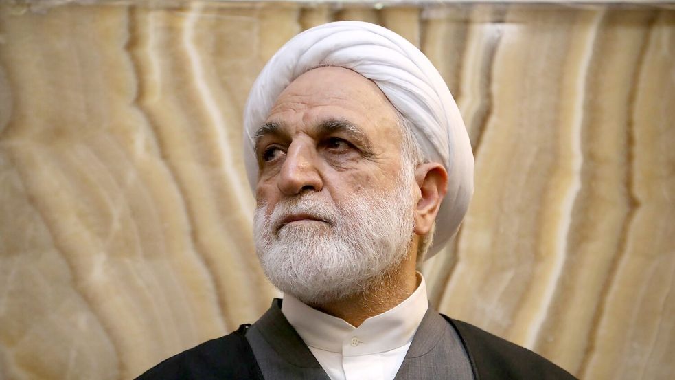 Der iranische Justizchef Gholam-Hussein Mohseni-Edschehi. (Archivbild) Foto: Rouzbeh Fouladi