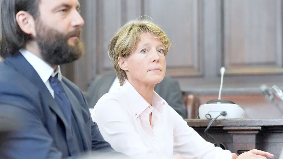 Christina Block bestreitet die Vorwürfe der Anklage. Foto: Marcus Brandt/dpa Pool/dpa
