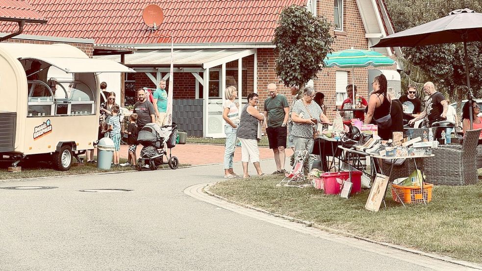 Der Flohmarkt an der Johannes-Brockmann-Straße findet zum dritten Mal statt. Foto: Hellmers