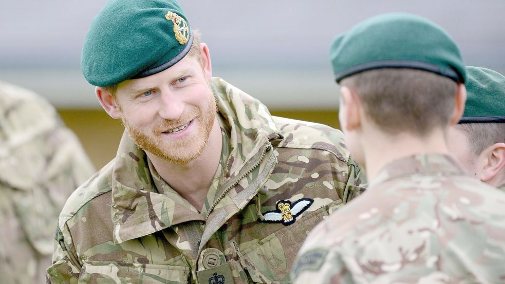Prinz Harry diente mehrere Jahre im Militär und pflegt heute noch ein enges Verhältnis zu den Streitkräften. (Archivfoto) Foto: Finnbarr Webster