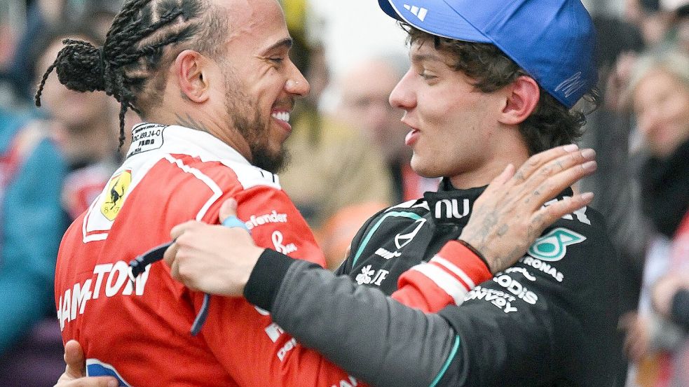 Der Altmeister und der Wunder-Teenager. Foto: Graham Hughes
