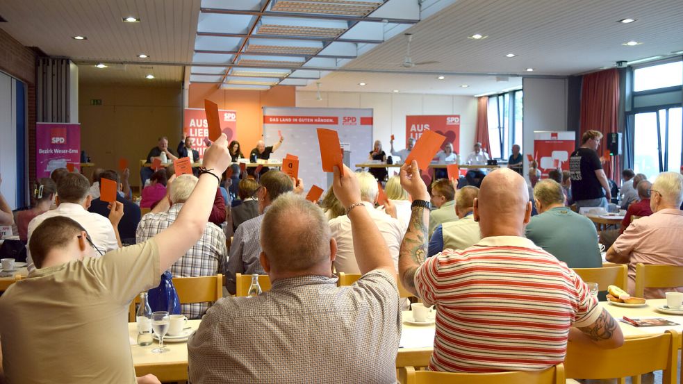 Es wurde abgestimmt. Foto: SPD