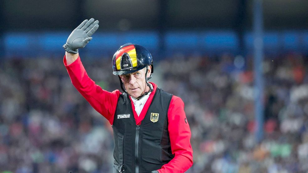 Marcus Ehning ritt auch in seiner dritten WM-Runde fehlerfrei. Foto: Rolf Vennenbernd