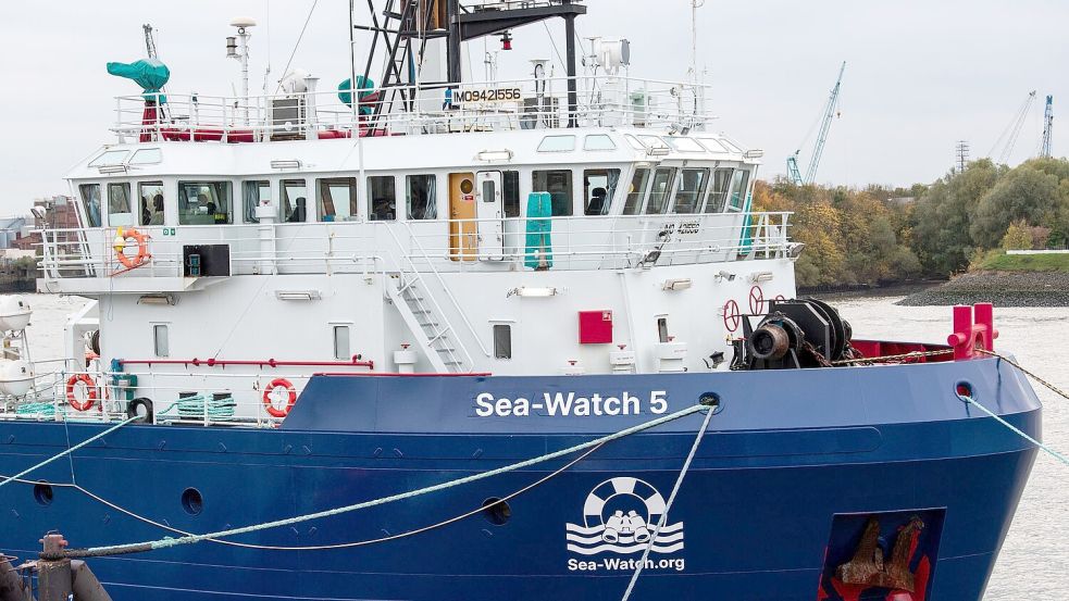 Die „Sea-Watch 5“ wurde von den italienischen Behörden für 45 Tage festgesetzt. (Foto: Archiv) Foto: Daniel Bockwoldt