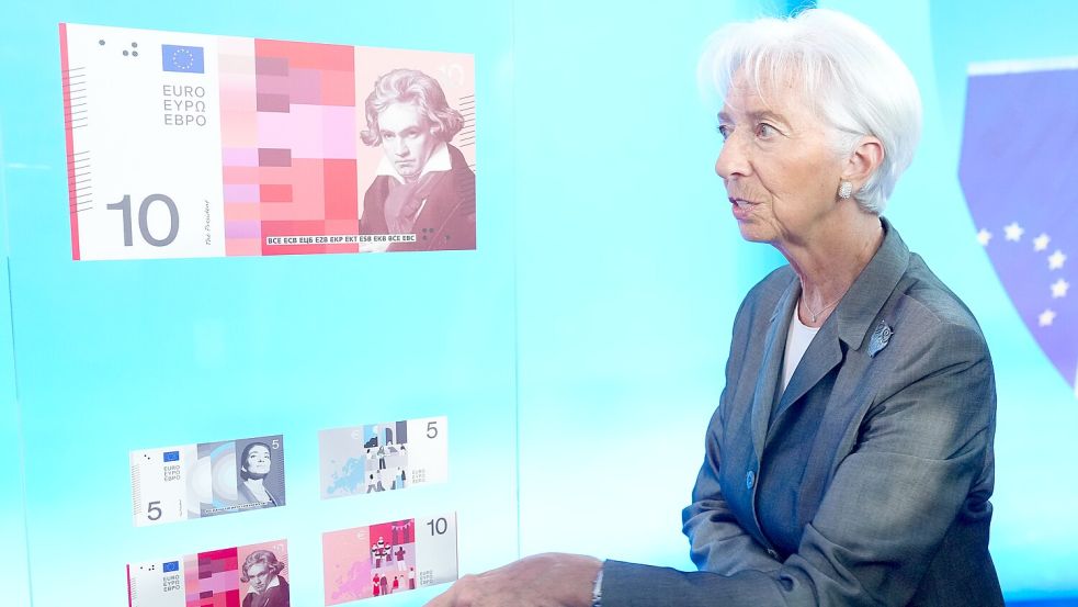 Ludwig von Beethoven könnte künftig die 10-Euro-Scheine zieren. Doch vorher haben Europas Bürger und der EZB-Rat um EZB-Präsidentin Christine Lagarde das Wort. Foto: Jens Krick