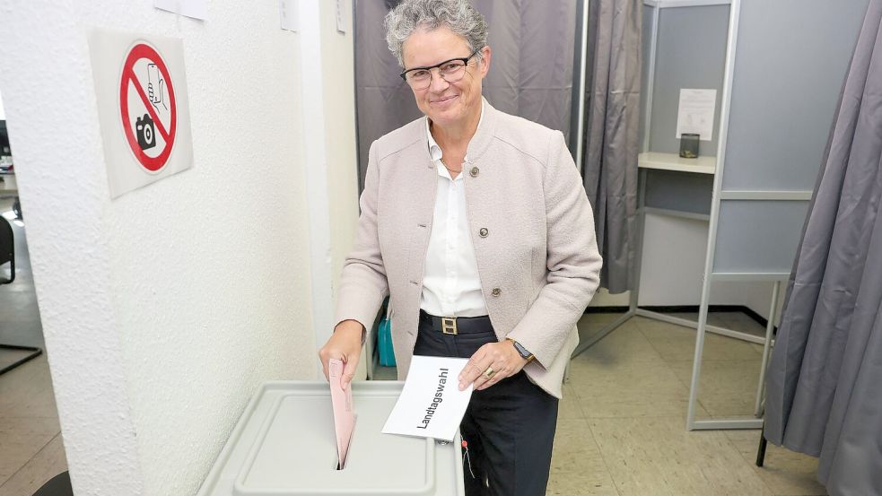 Hat schon gewählt: FDP-Spitzenkandidatin Lydia Hüskens Foto: Peter Gercke
