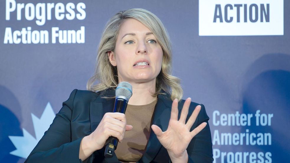 Kanadas Industrieministerin Mélanie Joly: „Wir gehen klug und strategisch vor, um politischen Druck auszuüben.“ (Archivbild) Foto: Soeren Stache