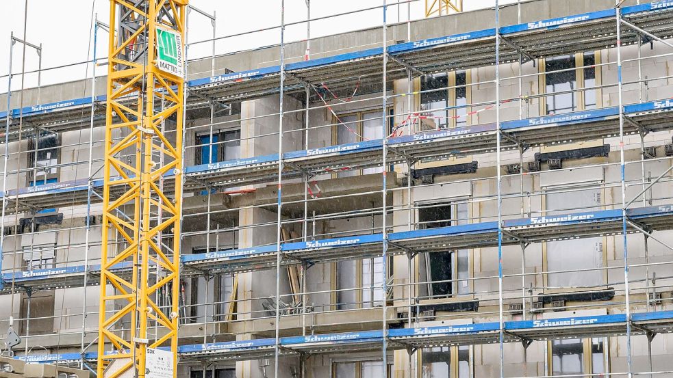Der Wohnungsbau erlebte seit 2023 einen Einbruch. (Archivbild) Foto: Patrick Pleul