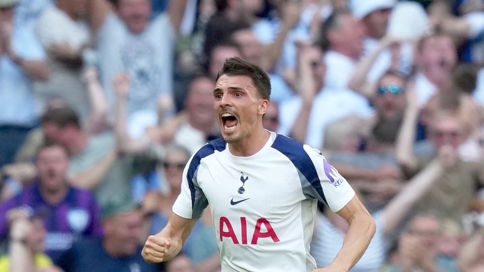 In der vergangenen Saison spielte João Palhinha für Tottenham Hotspur. (Archivbild) Foto: Frank Augstein